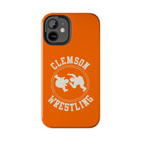 Clemson Wrestling Vintage Logo Tough Phone Cases