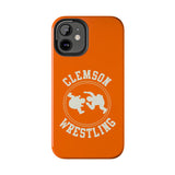 Clemson Wrestling Vintage Logo Tough Phone Cases