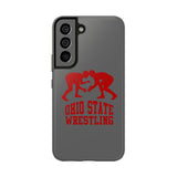 Ohio State Wrestling on Gray Tough iPhone and Samsung Galaxy Cases  Phone Case