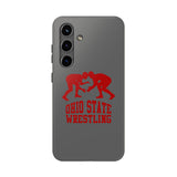 Ohio State Wrestling on Gray Tough iPhone and Samsung Galaxy Cases  Phone Case