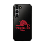Wrestling Miami with Red Wrestling Graphic Tough iPhone and Samsung Galaxy Cases  Phone Case