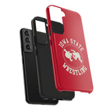 Iowa State Wrestling Vintage Logo Tough iPhone and Samsung Galaxy Cases  Phone Case