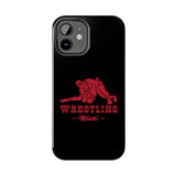 Wrestling Miami with Red Wrestling Graphic Tough Phone Cases