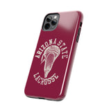 Vintage Arizona State Lacrosse with Stick Head Graphic Tough iPhone and Samsung Galaxy Cases  Phone Case