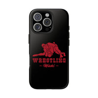 Wrestling Miami with Red Wrestling Graphic Tough Phone Cases