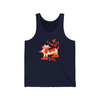 Cowboy Dog Designer Tank Top  Tank Top