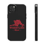 Wrestling Miami with Red Wrestling Graphic Tough Phone Cases