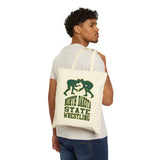 North Dakota State Wrestling Canvas Tote Bag  Bags