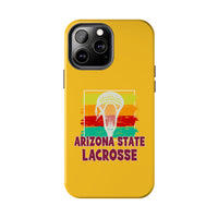 Arizona State Lacrosse on Gold Tough Phone Cases