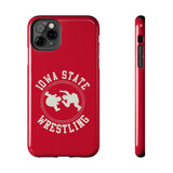 Iowa State Wrestling Vintage Logo Tough iPhone and Samsung Galaxy Cases  Phone Case