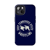 East Tennessee State Wrestling Vintage Logo Tough Phone Cases