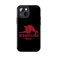 Wrestling Miami with Red Wrestling Graphic Tough Phone Cases