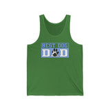 Best Dog Dad Paw Print Tank Top  Tank Top