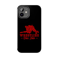 Wrestling Ohio State Wrestling Graphic Tough Phone Cases