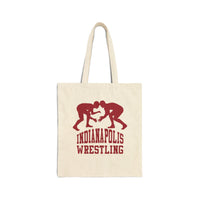 Indianapolis Wrestling Canvas Tote Bag  Bags