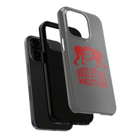 Ohio State Wrestling on Gray Tough Phone Cases