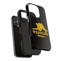 Wrestling Michigan Wrestling Graphic Tough Phone Cases