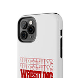 Wrestling Ohio State in Modern Stacked Lettering Tough iPhone and Samsung Galaxy Cases  Phone Case