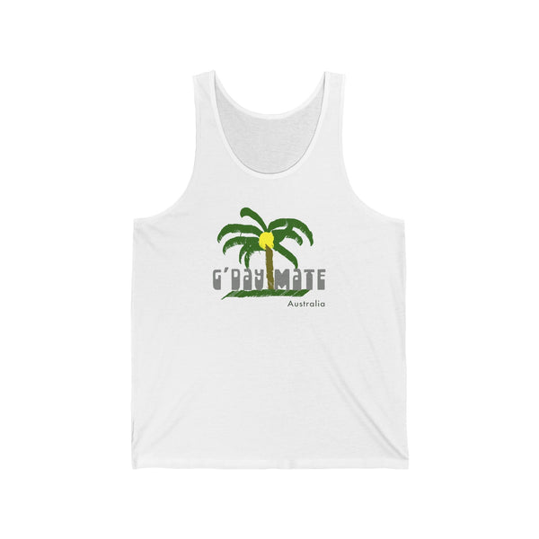 G'Day Mate Australia Palm Tree Aussie Tank Top  Tank Top