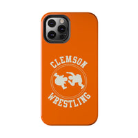 Clemson Wrestling Vintage Logo Tough Phone Cases