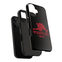 Wrestling Miami with Red Wrestling Graphic Tough Phone Cases