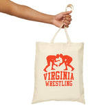 Virginia Wrestling Canvas Tote Bag  Bags