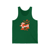Cowboy Dog Designer Tank Top  Tank Top