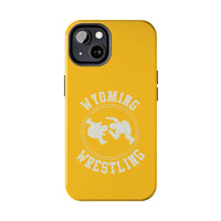 Wyoming Wrestling Vintage Logo Tough Phone Cases