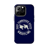 East Tennessee State Wrestling Vintage Logo Tough Phone Cases