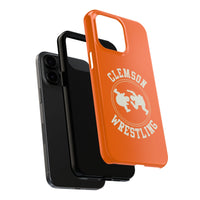 Clemson Wrestling Vintage Logo Tough Phone Cases