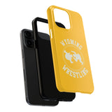 Wyoming Wrestling Vintage Logo Tough iPhone and Samsung Galaxy Cases  Phone Case