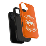 Clemson Wrestling Vintage Logo Tough Phone Cases