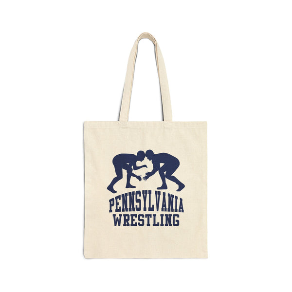 Pennsylvania Wrestling Canvas Tote Bag  Bags