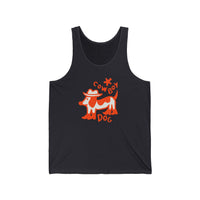 Cowboy Dog Designer Tank Top  Tank Top