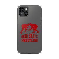 Ohio State Wrestling on Gray Tough Phone Cases