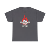 Baseball Legends Are Born In April T-Shirt