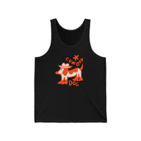 Cowboy Dog Designer Tank Top  Tank Top