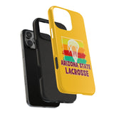 Arizona State Lacrosse on Gold Tough Phone Cases