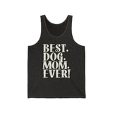 Best Dog Mom Ever Text Tank Top  Tank Top
