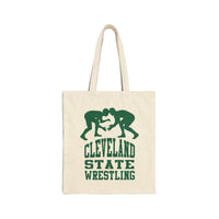 Cleveland State Wrestling Canvas Tote Bag  Bags