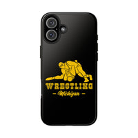 Wrestling Michigan Wrestling Graphic Tough Phone Cases