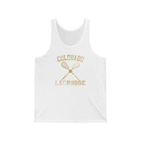Colorado Lacrosse Tank Top Sleeveless Top Singlet  Tank Top