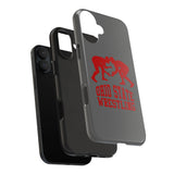 Ohio State Wrestling on Gray Tough Phone Cases