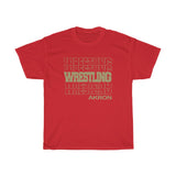 Wrestling Akron in Modern Stacked Lettering