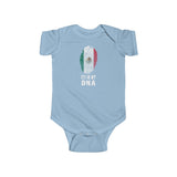 Mexico Fingerprint It's in My DNA Onesie Infant Bodysuit for Baby Boys or Girls