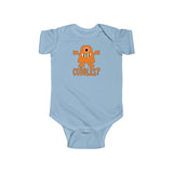 Cuddles with Cute Orange Monster Baby Onesie Infant Toddler Bodysuit for Boys or Girls