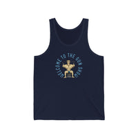 Welcome To The Gun Show Man Working Out Tank Top