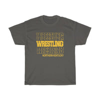 Wrestling Northern Kentucky in Modern Stacked Lettering