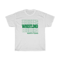 Wrestling North Texas in Modern Stacked Lettering