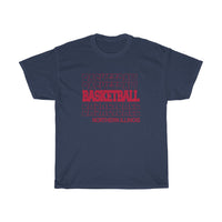 Basketball Northern Illinois in Modern Stacked Lettering